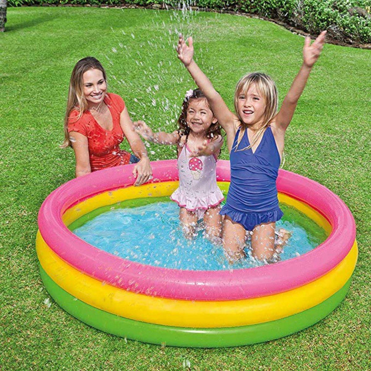 colorful baby swimming pool