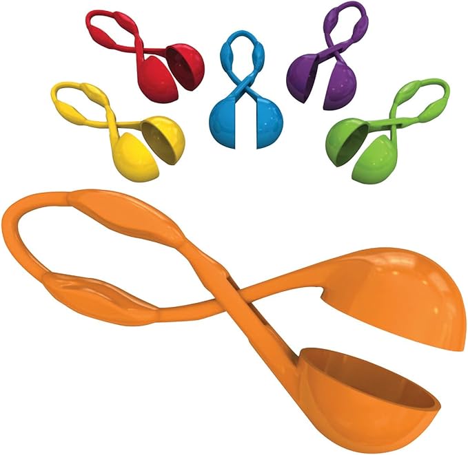 colorful squeezy tweezers for kids