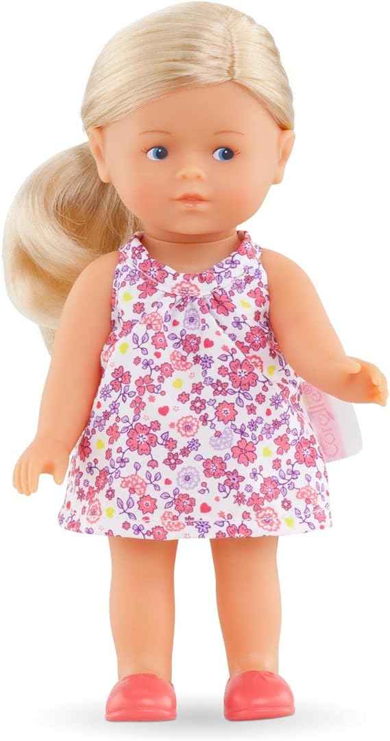 Buy Corolle Mini Corolline Rosy 8inch Doll with Blond Hair and Floral Dress | Yallatoys.com