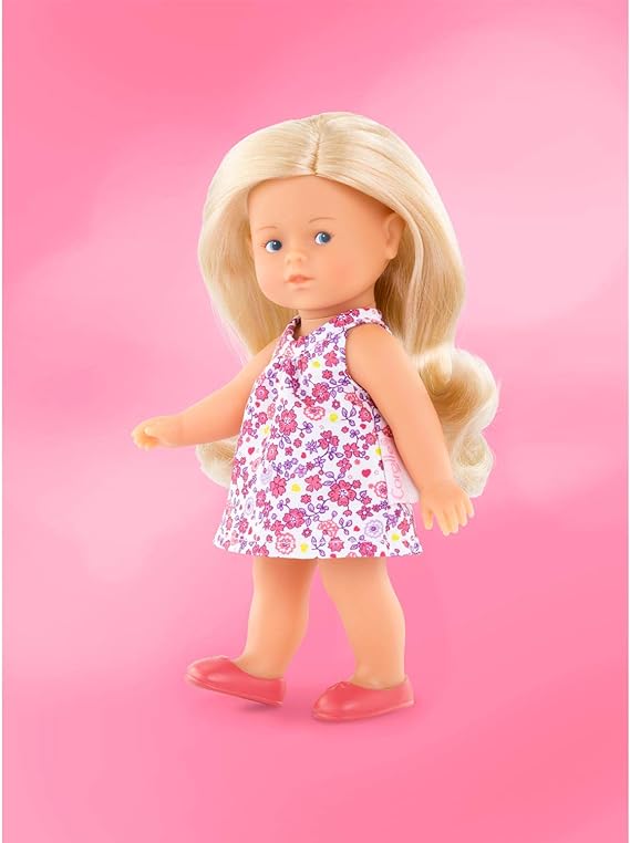 Buy Corolle Mini Corolline Rosy 8inch Doll with Blond Hair and Floral Dress | Yallatoys.com