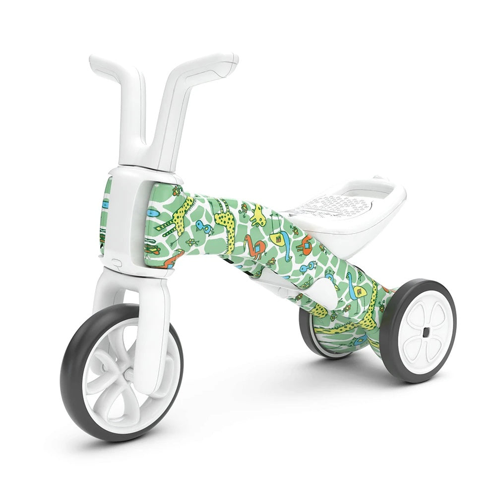 Buy ChillaFish Bunzi FAD 2-in-1 Balance Bike and Tricycle Adjustable Lightweight with Quiet Non-Marking Wheels Jiraffiti | Yallatoys.com