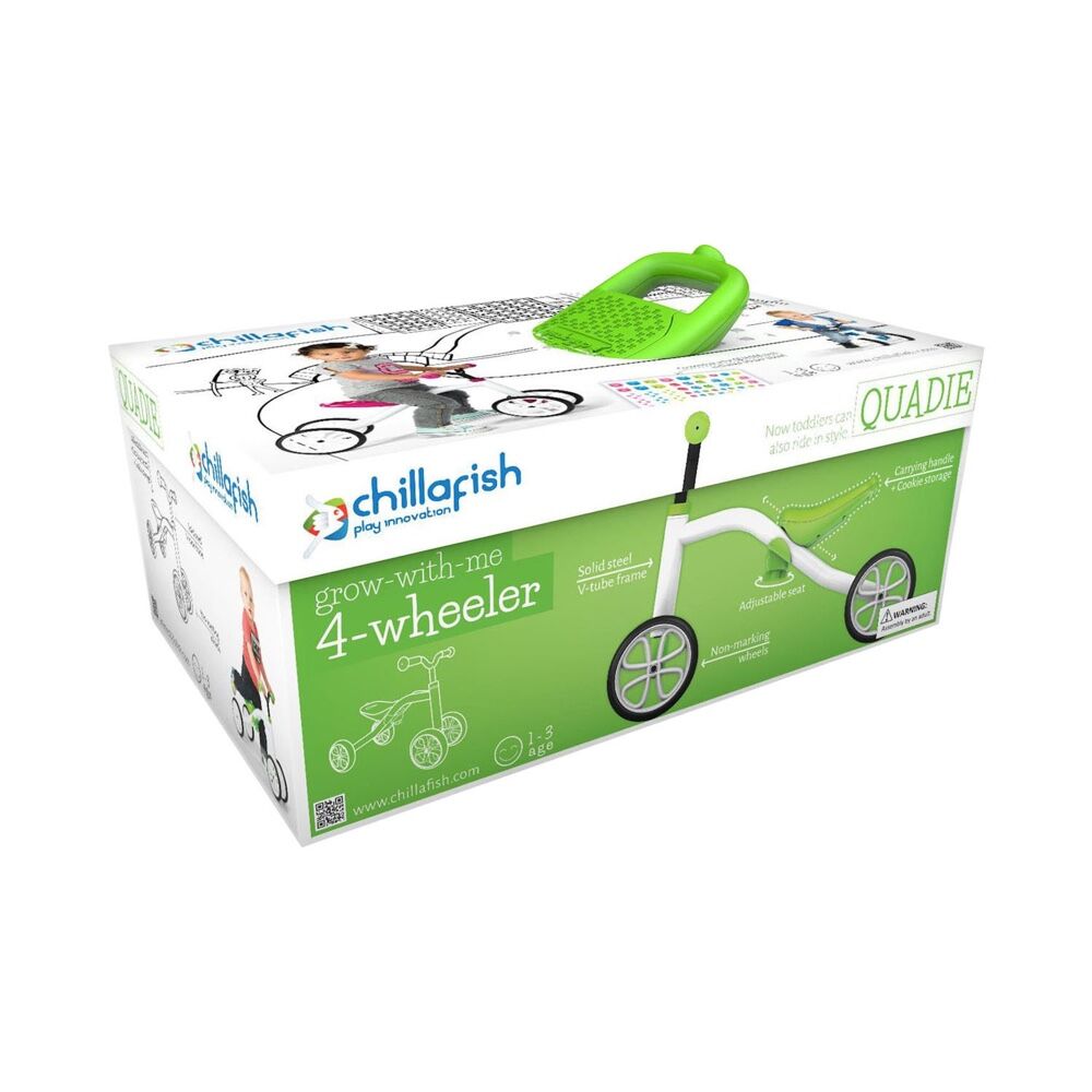 Buy ChillaFish Quadie 4-Wheeler Grow-with-Me Ride-On Quad Lime | Yallatoys.com