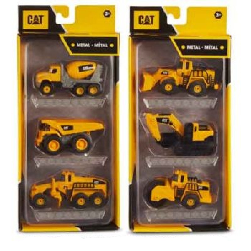 Buy Caterpillar Die Cast Metal 3pcs Pack (Sold Separately Subject to Availability) | Yallatoys.com