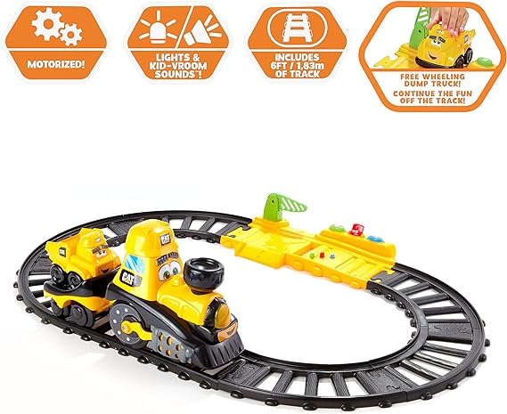 Buy Caterpillar Junior Crew Power Tracks Friends Train Set | Yallatoys.com