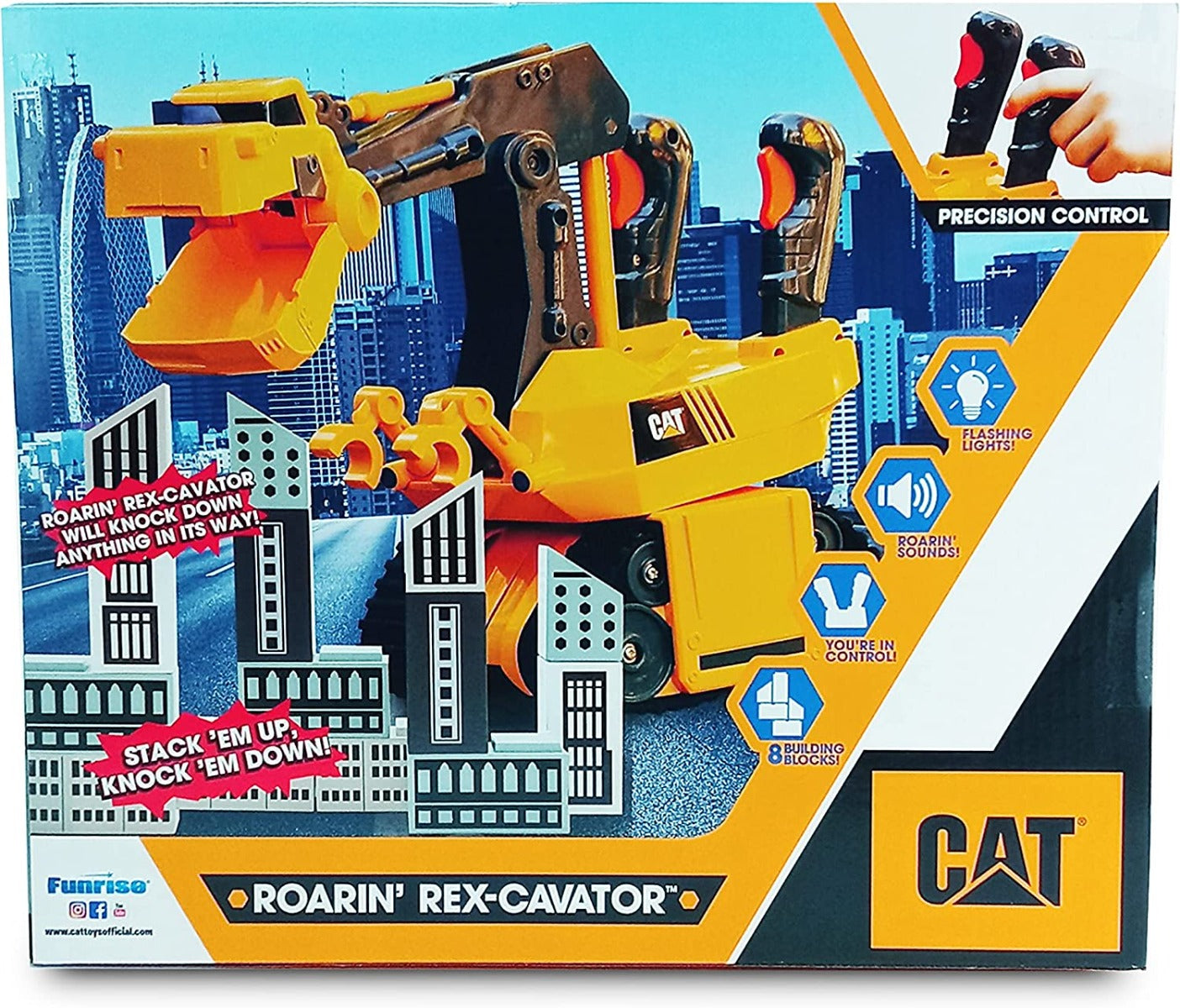 Buy Caterpillar Roaring Rex Cavator Battery Operated | Yallatoys.com