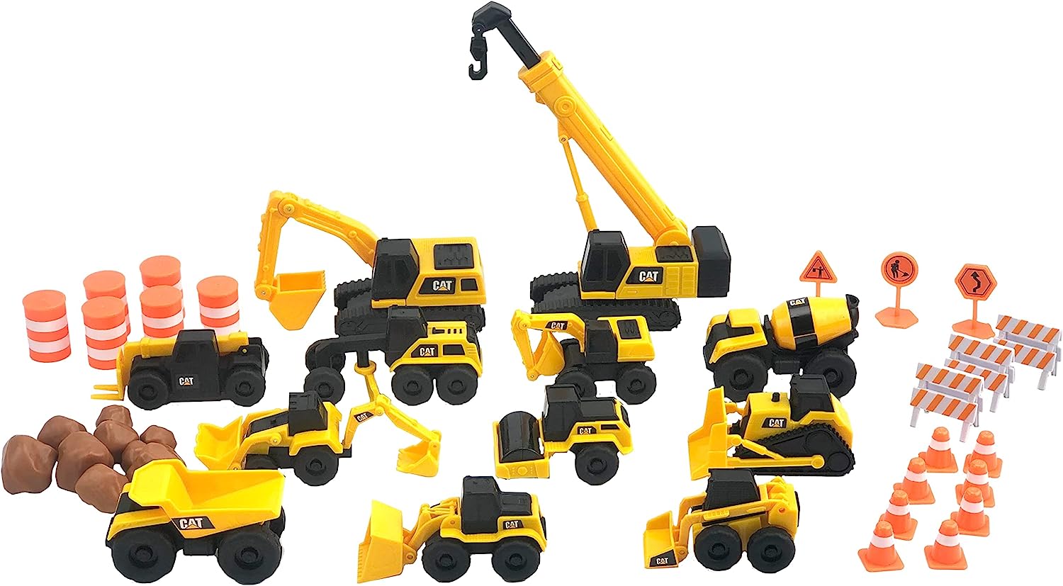 Buy Caterpillar Little Machines Mega Set with Exclusive Crane | Yallatoys.com