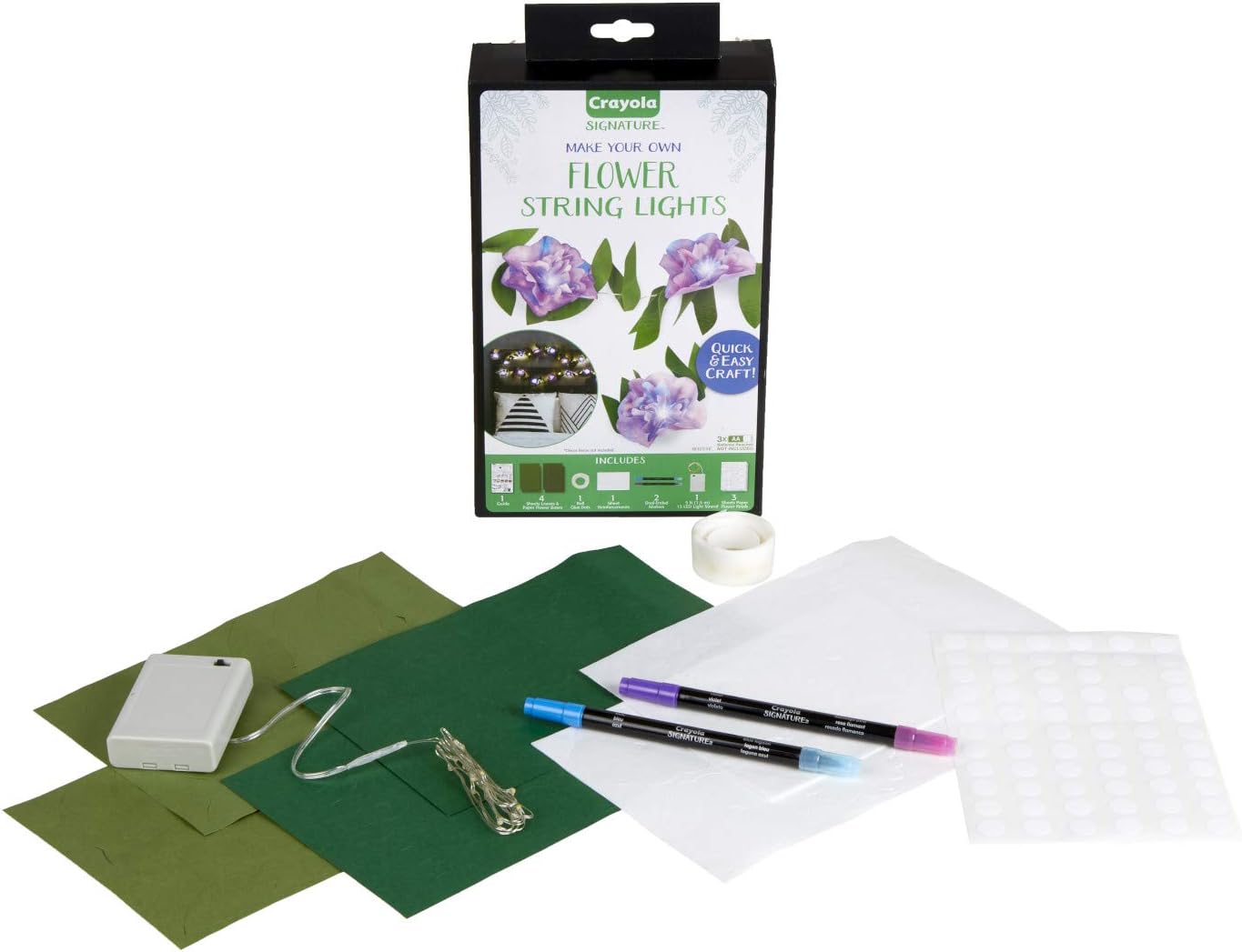 Buy Crayola DIY Series Flower String Lights Craft Kit | Yallatoys.com