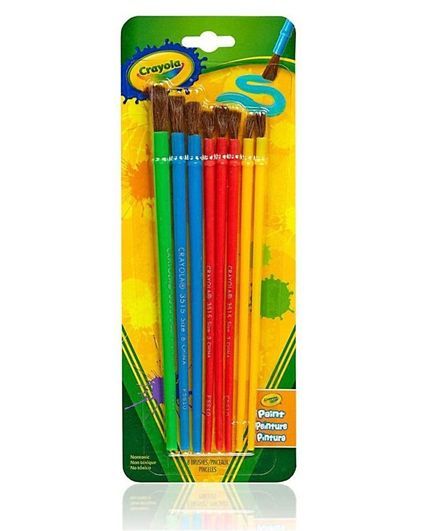Buy Crayola Art & Craft 8 Paint Brush Set | Yallatoys.com