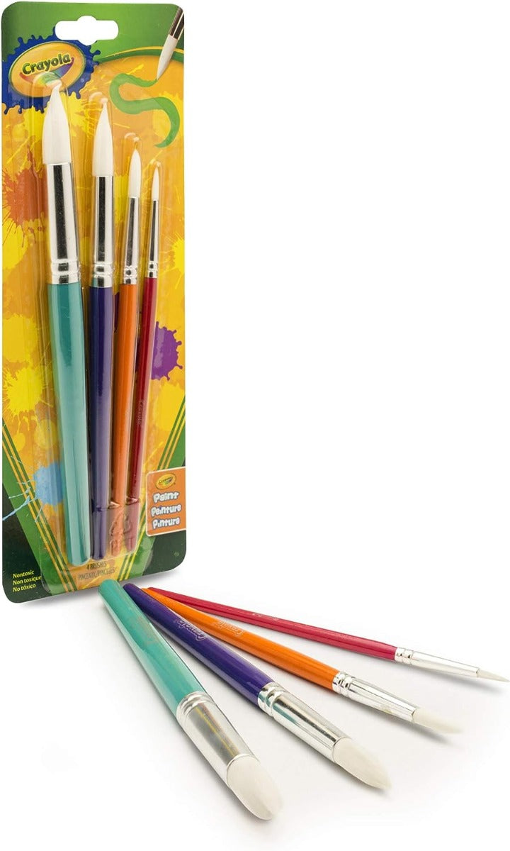 Buy Crayola Big Paint 4 Round Brushe Set | Yallatoys.com