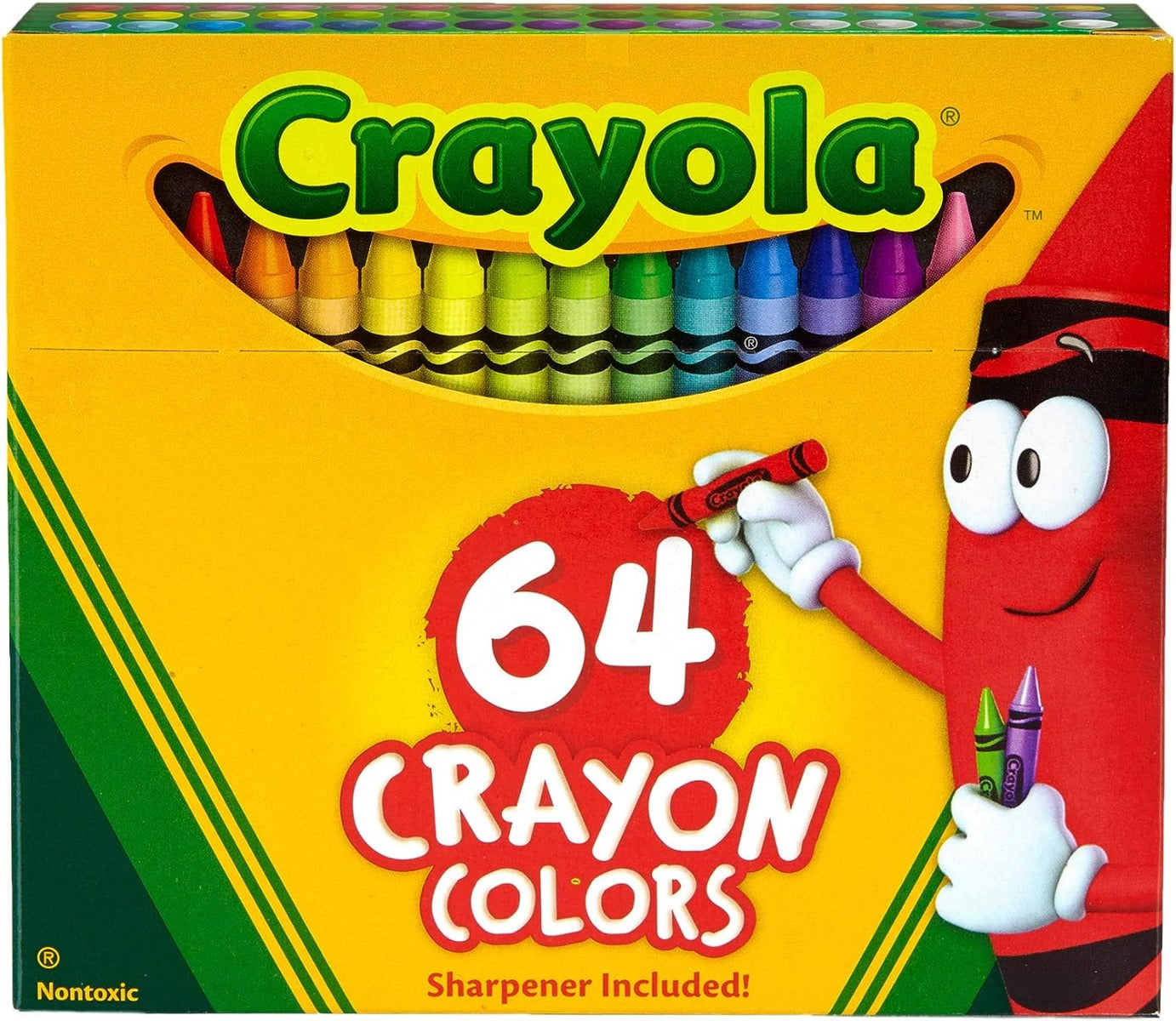 Buy Crayola 64 Crayons Box with Sharpener | Yallatoys.com