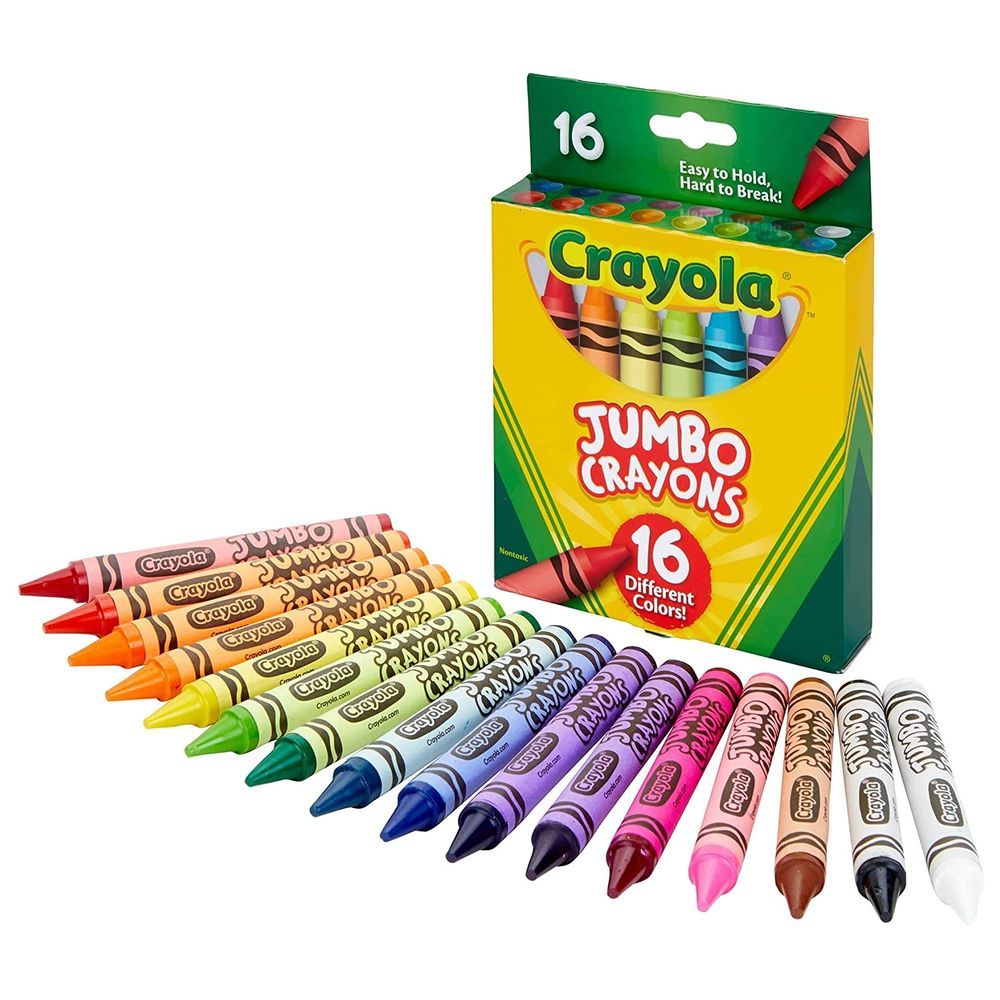 Buy Crayola Jumbo Crayons 16pcs | Yallatoys.com