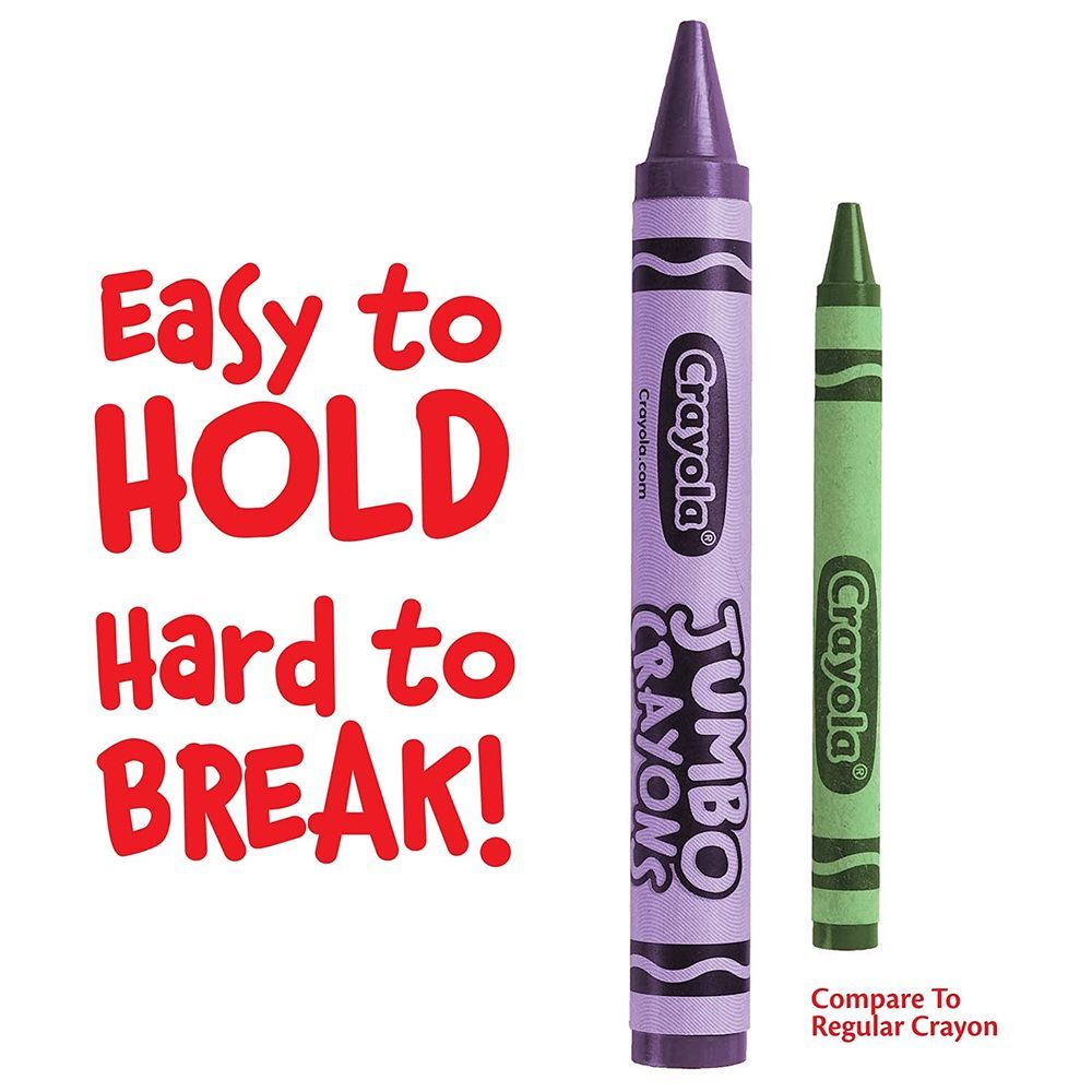 Buy Crayola Jumbo Crayons 16pcs | Yallatoys.com