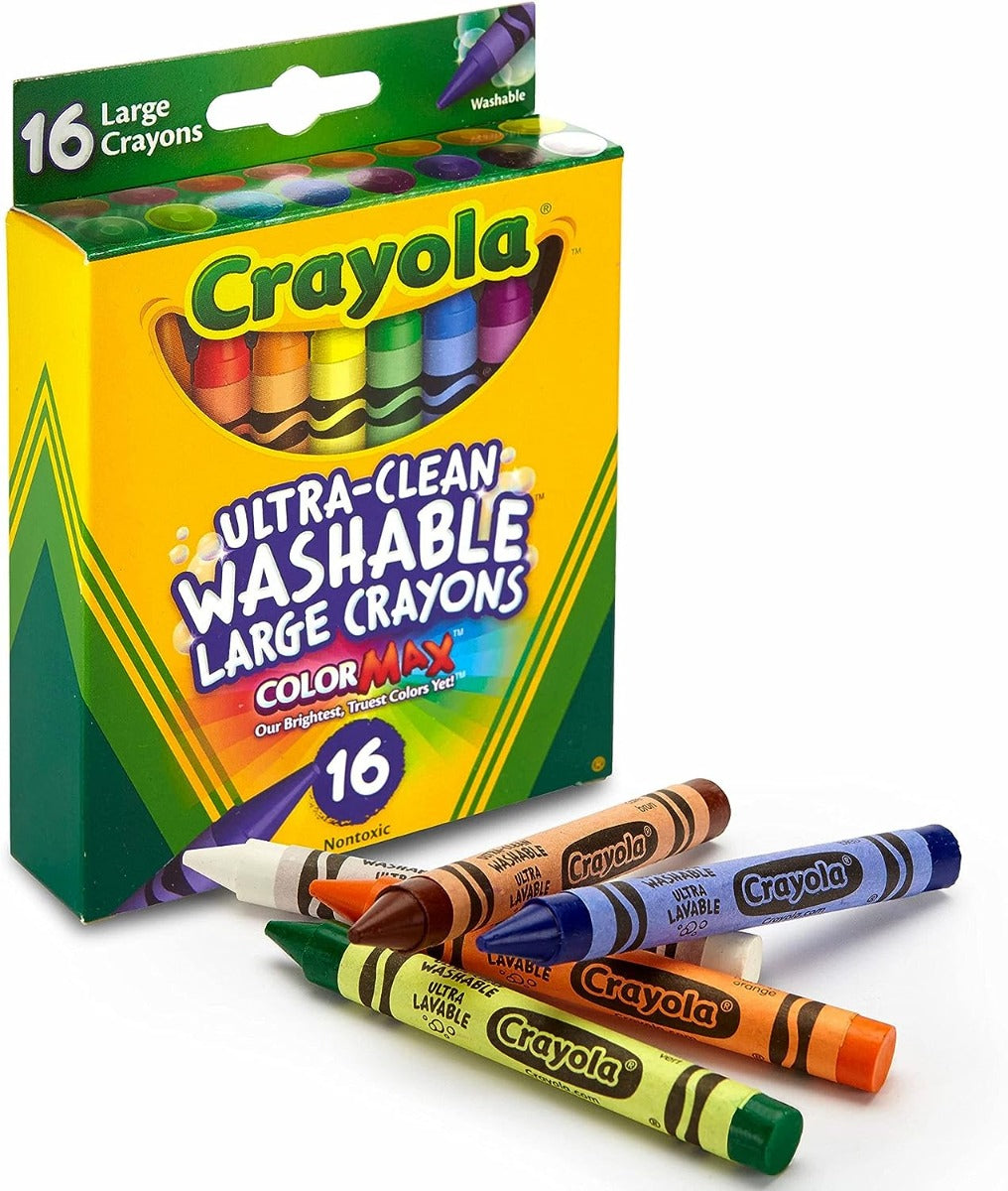 Buy Crayola Ultra Clean Washable 16 Crayons | Yallatoys.com