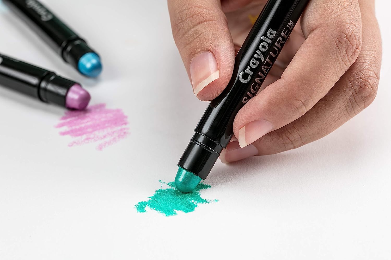 Buy Crayola Signature 10 Pearlescent Gel Sticks Crayon | Yallatoys.com