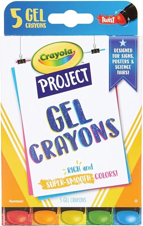 Buy Crayola Project Gel Crayon Assorted Color Pack of 55 | Yallatoys.com
