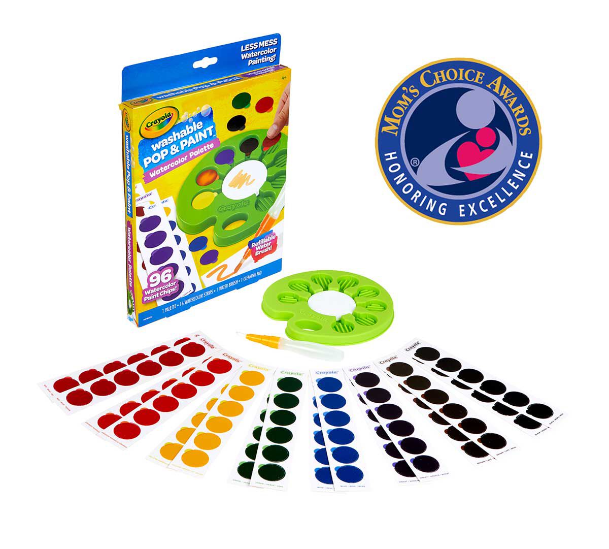 Buy Crayola Washable Pop & Paint Watercolor Palette | Yallatoys.com