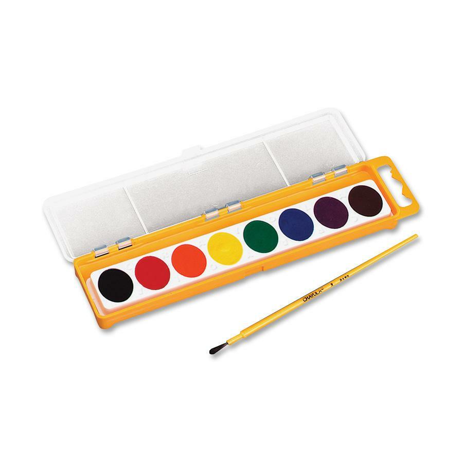 Buy Crayola 8 Washable Watercolors Set with Plastic Handled Brush | Yallatoys.com
