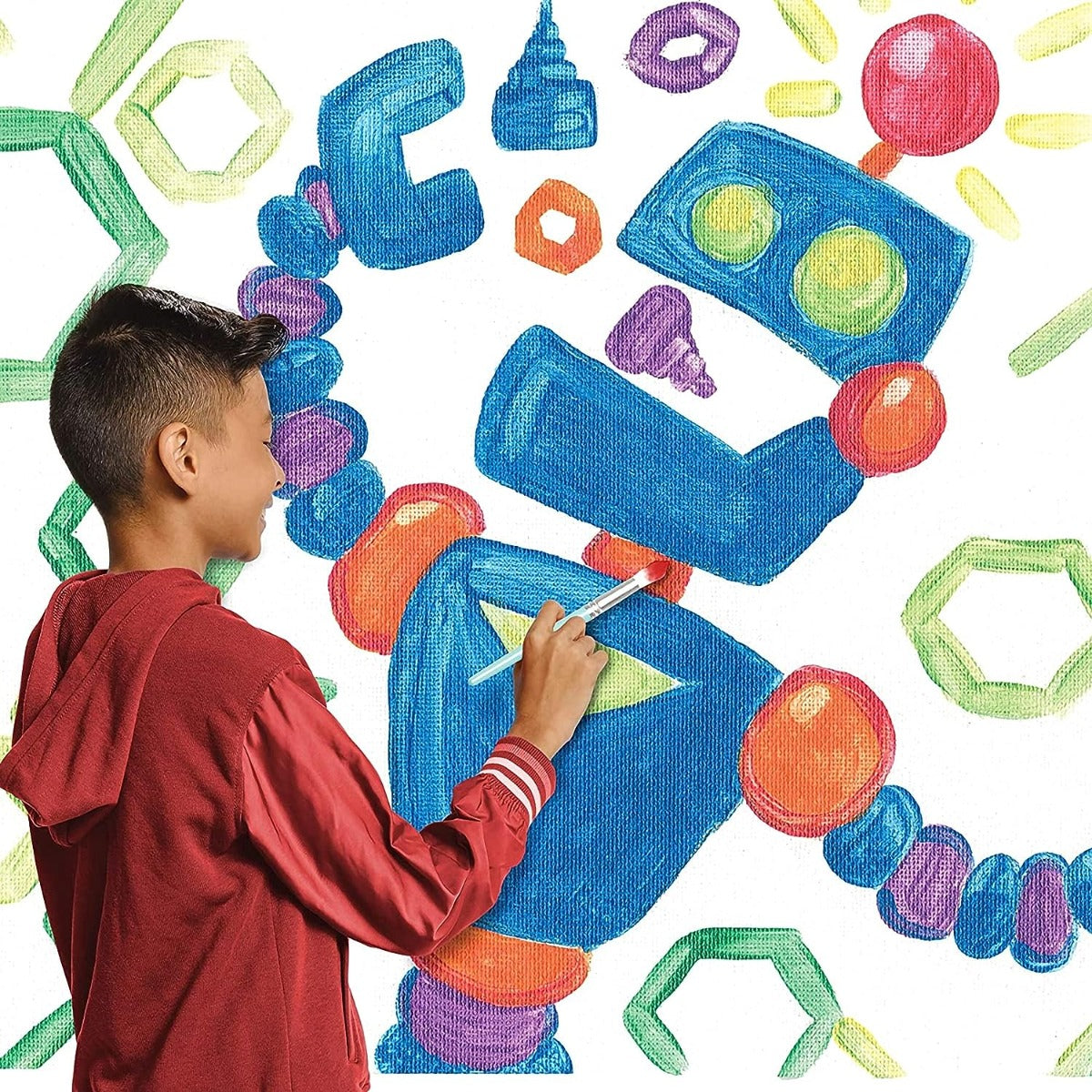 Buy Crayola Washable 18 Paint Pots with One Brush | Yallatoys.com