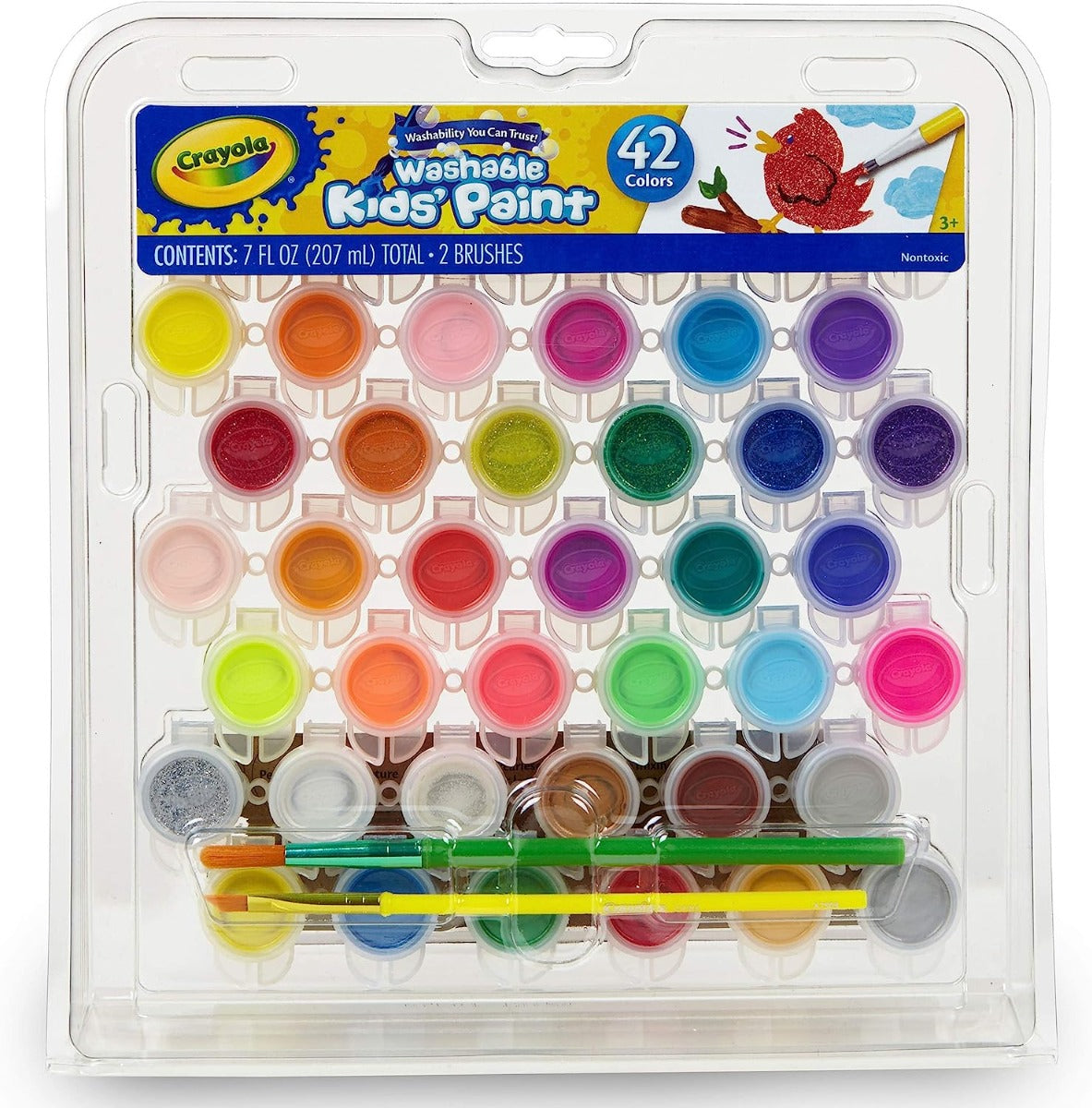 Buy Crayola 42pcs Washable Paint Pot Set | Yallatoys.com
