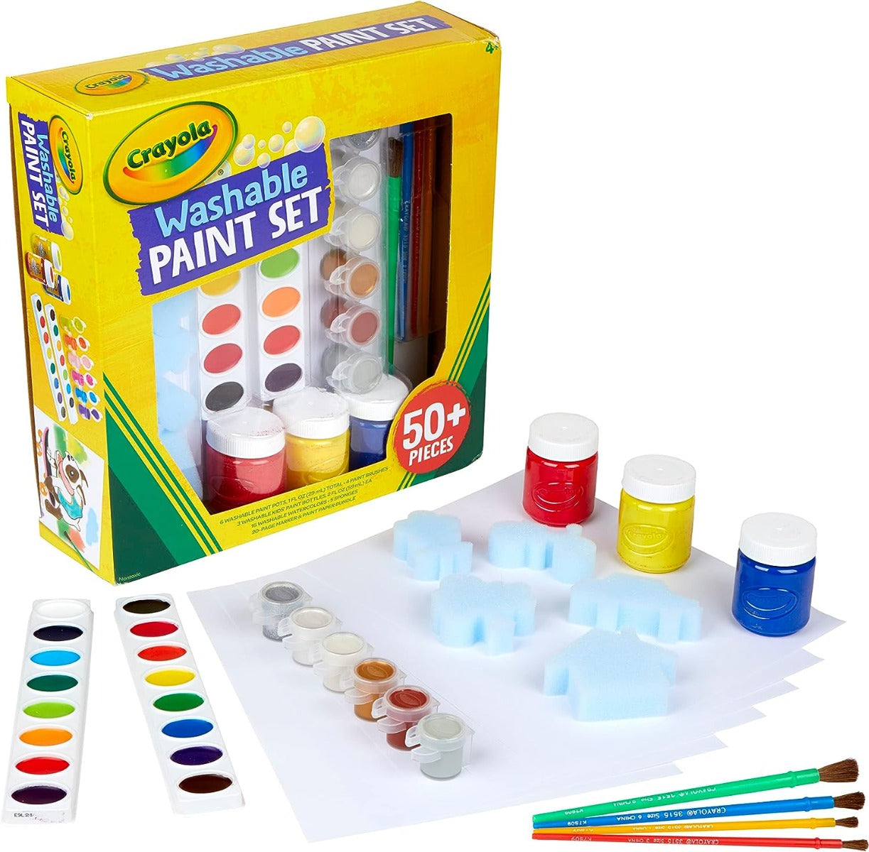 Buy Crayola Washable Kids Paint Set | Yallatoys.com