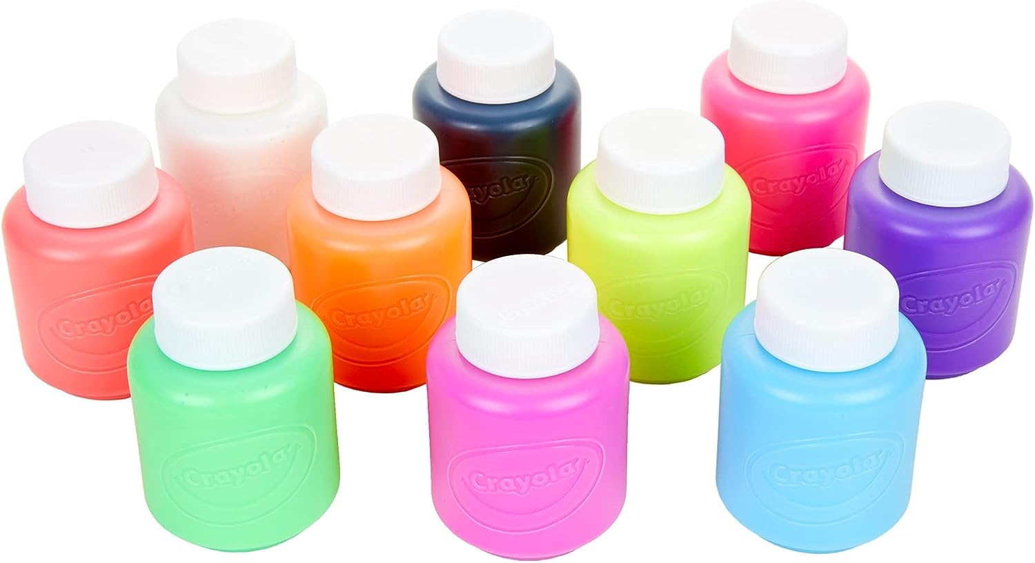 Buy Crayola 2oz 10 Neon Paint Set | Yallatoys.com