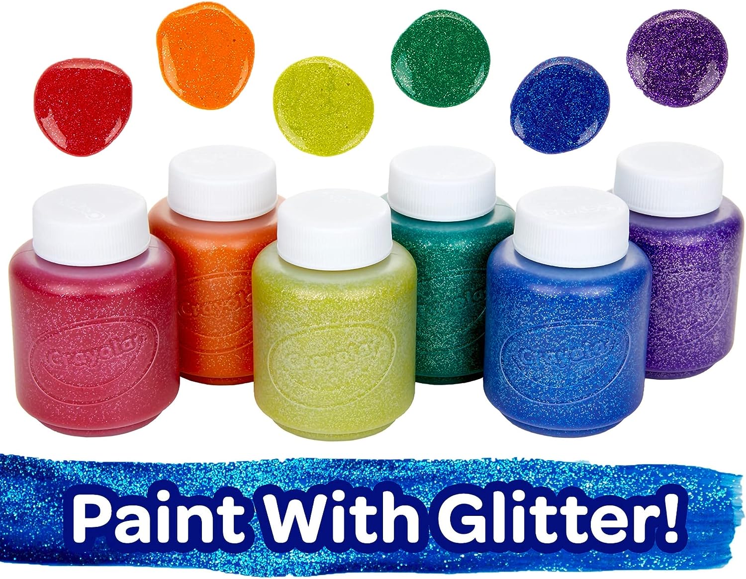 Buy Crayola 2oz 6 Glitter Paint Set | Yallatoys.com