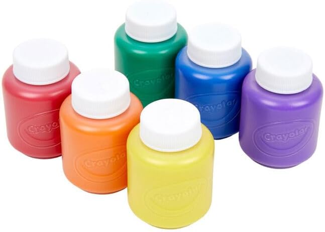 Buy Crayola 6 Washable Kids Paint | Yallatoys.com