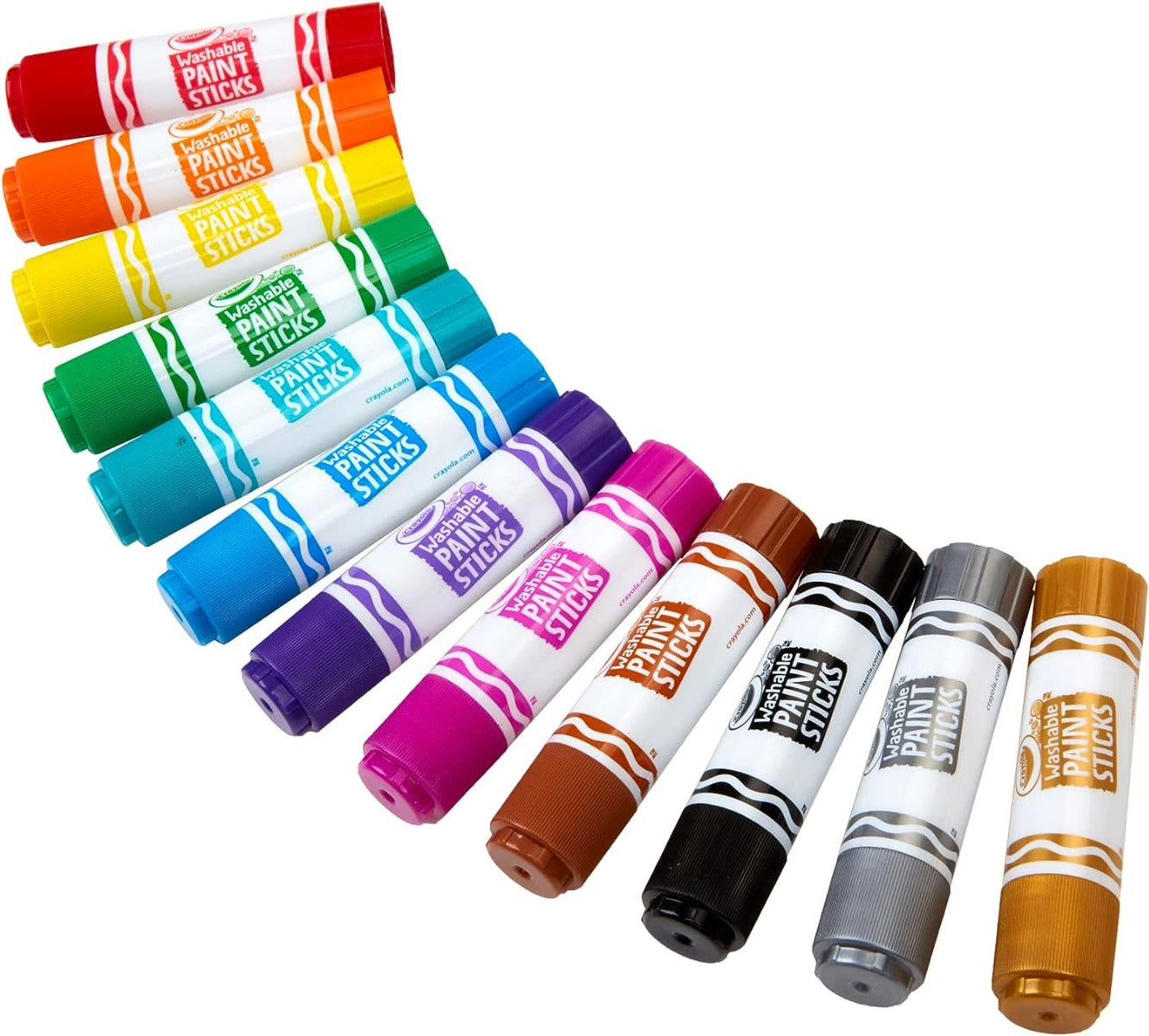 Buy Crayola 12 Quick Dry Paint Sticks | Yallatoys.com