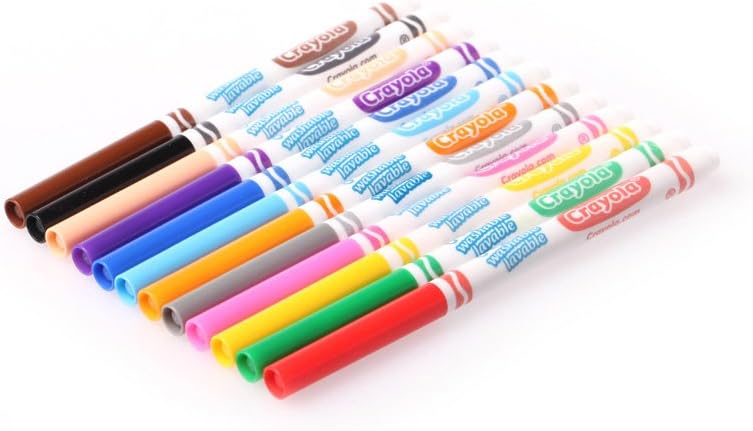 Buy Crayola Fine Line 12 Washable Markers | Yallatoys.com