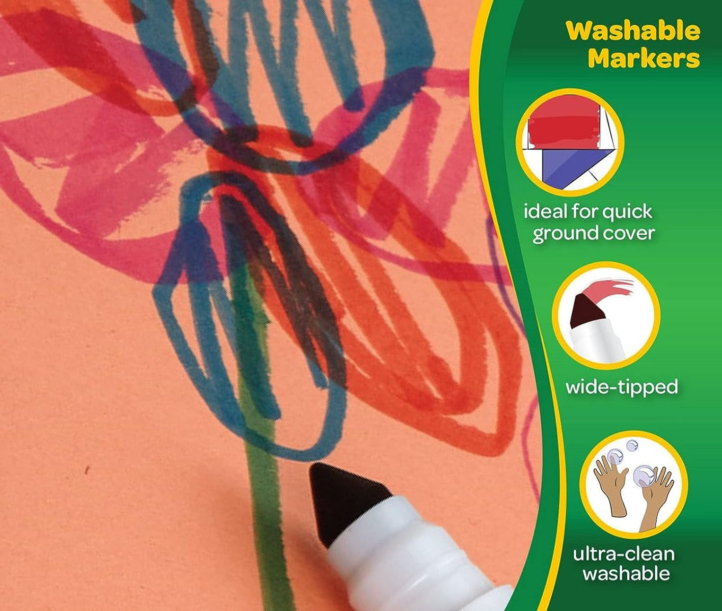 Buy Crayola Ultra Clean 40 Washable Markers | Yallatoys.com