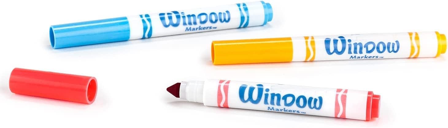 Buy Crayola Window Markers 8 Washable Window Markers | Yallatoys.com