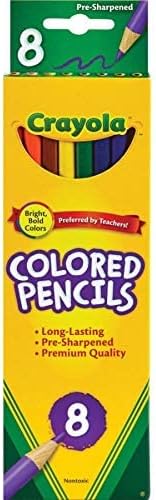 Buy Crayola 8 Colored Pencils | Yallatoys.com