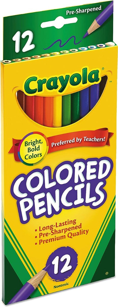 Buy Crayola 12 Colored Pencils | Yallatoys.com