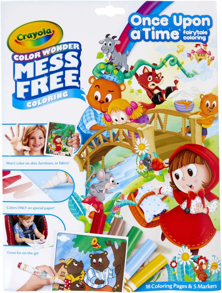 Buy Crayola Color Wonder Coloring Pad & Markers Fairytales | Yallatoys.com