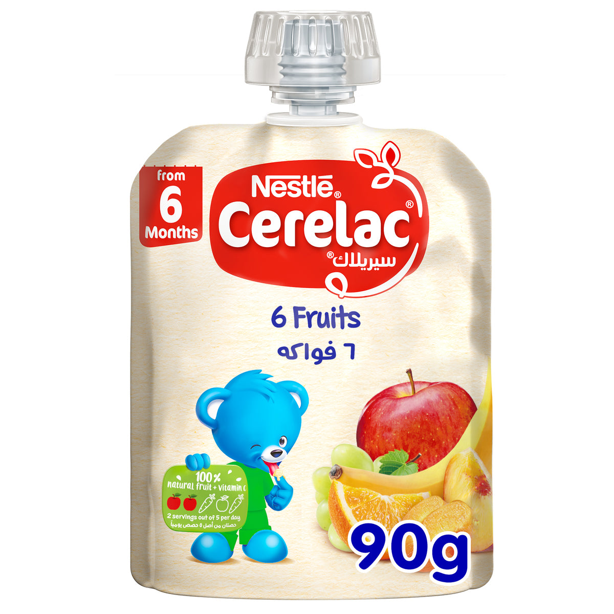 Nestle Cerelac 6 Fruits 90gm Cerelac Yallatoys
