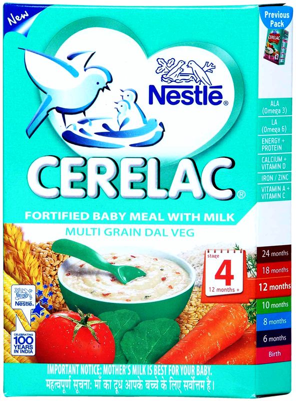 Nestle Cerelac 4 Vegetable 350gm Cerelac Yallatoys