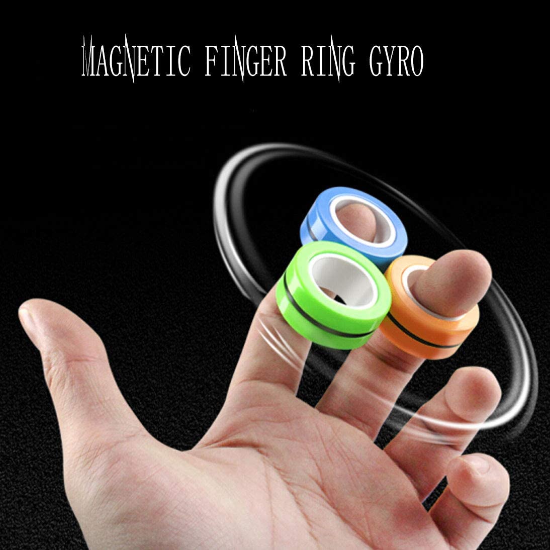 Buy Power Joy Sensory Toy Magnetic Rings 3pc | Yallatoys.com