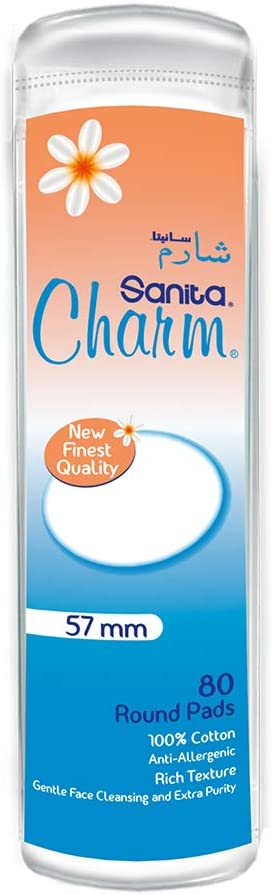 Charm  Make Up Pad Round 80'S 2+1 Charm Yallatoys