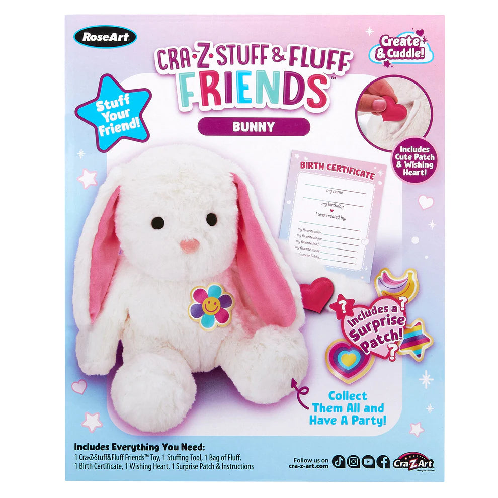 Buy CraZart Stuff and fluff friends Bunny | Yallatoys.com