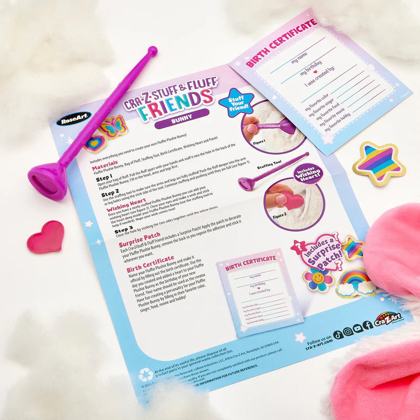 Buy CraZart Stuff and fluff friends Bunny | Yallatoys.com