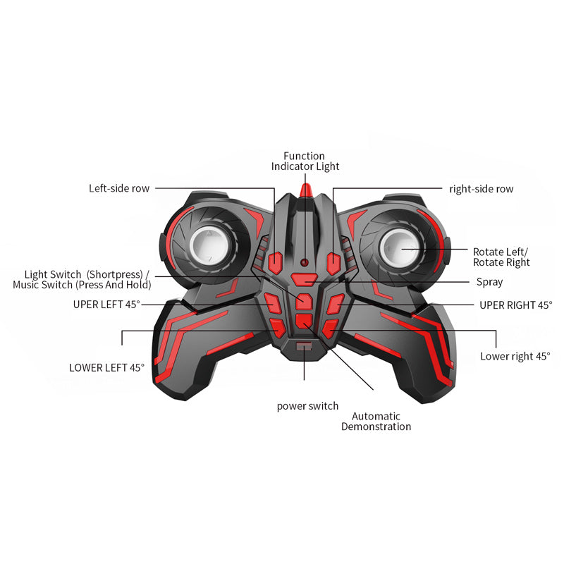 Buy Craze Wheel High Speed 2.4G 1:10 Remote Control Race Stunt Car | Yallatoys.com