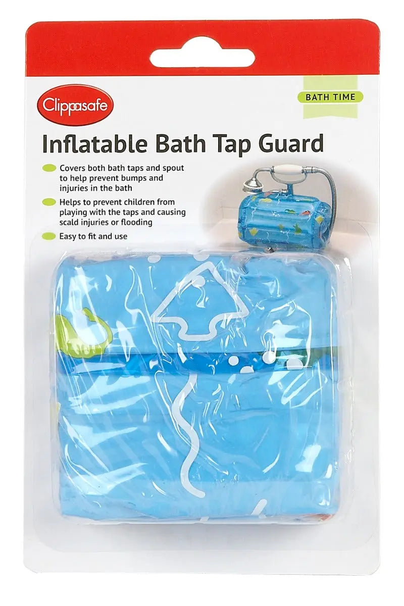 Clippasafe Inflatable Bath Tap Guard Blue Clippasafe Yallatoys