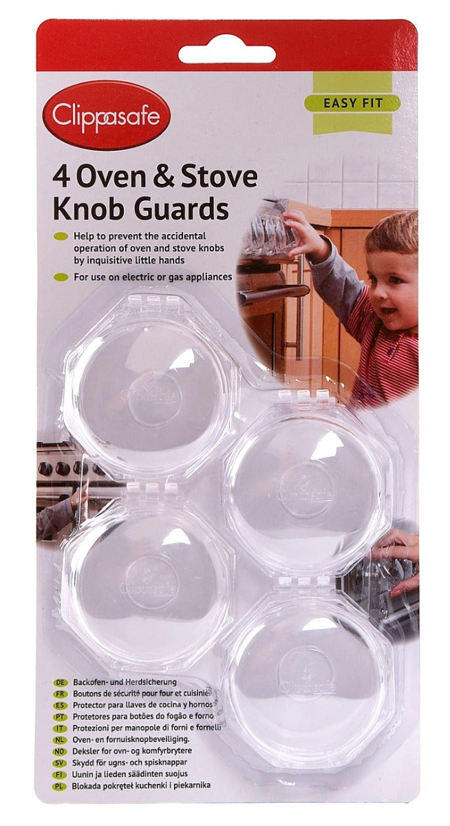 Clippasafe Oven & Stove Knob Guards 4 Pack Clippasafe Yallatoys