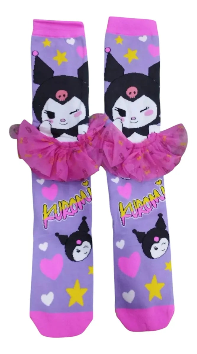 Buy Crazy Socks Kuromi Sanrio 3D Socks | Yallatoys.com