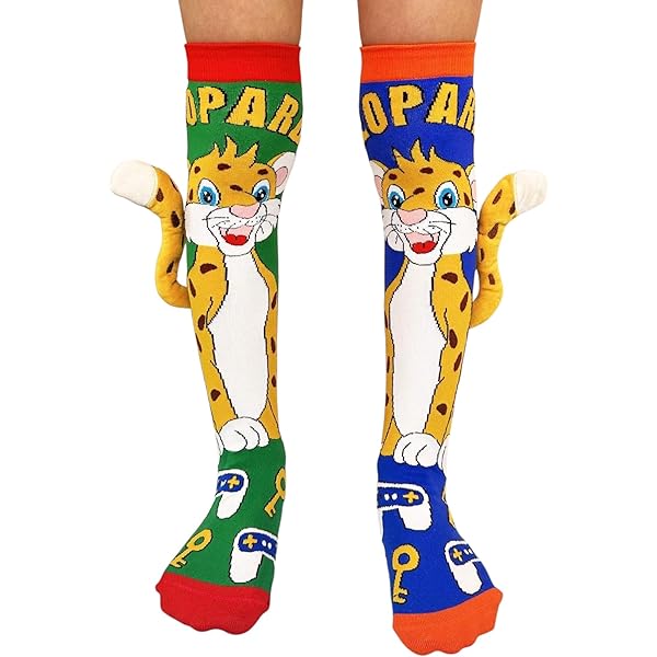 Buy Crazy Socks Leopard 3D Socks | Yallatoys.com