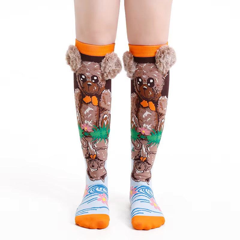 Buy Crazy Socks Bear 3D Socks | Yallatoys.com