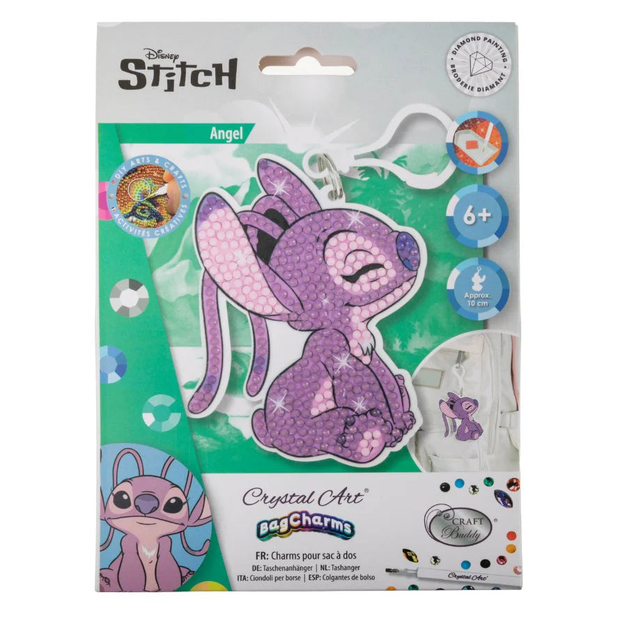 Buy Crystal Art Angel Bag Charm Kit | Yallatoys.com
