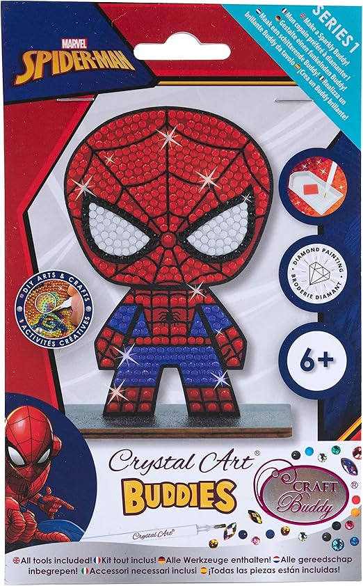 Buy Crystal Art Buddy SpiderMan | Yallatoys.com