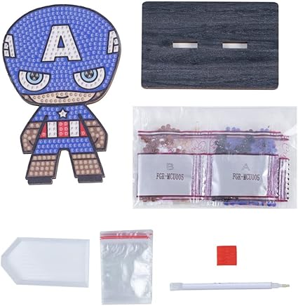 Buy Captain America Marvel Crystal Art | Yallatoys.com