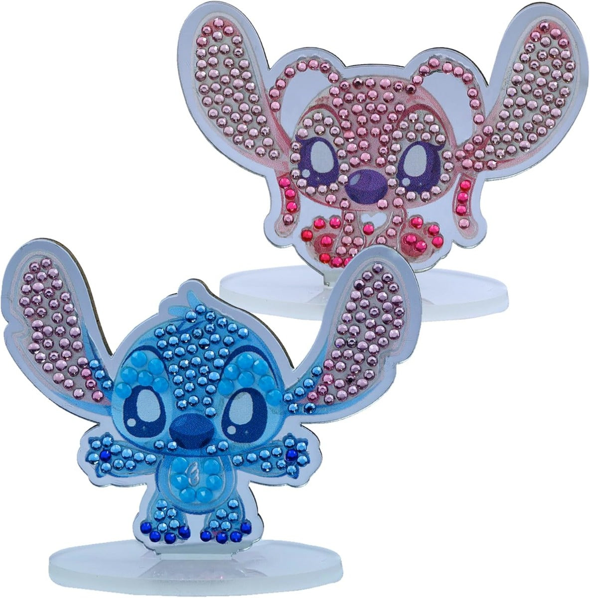 Buy Crystal Art Mirror Mag Buddies Stitch and Angel Pack of 2 | Yallatoys.com